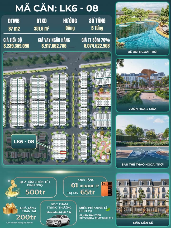 Shophouse Hoàng Huy Green River Thủy Nguyên 87m² giá 8 tỷ - Sẵn sàng đón tài lộc!