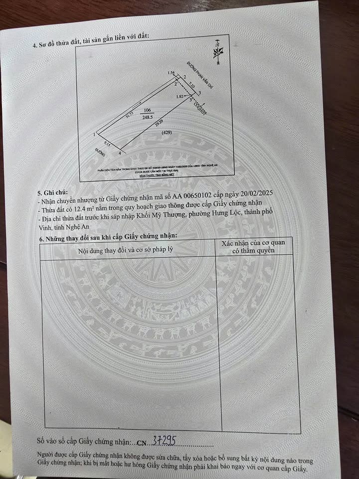 Đất 2 mặt tiền đường Phan Văn Chí, Hưng Lộc 248,5m² giá 7 tỷ - Sổ đỏ chính chủ!