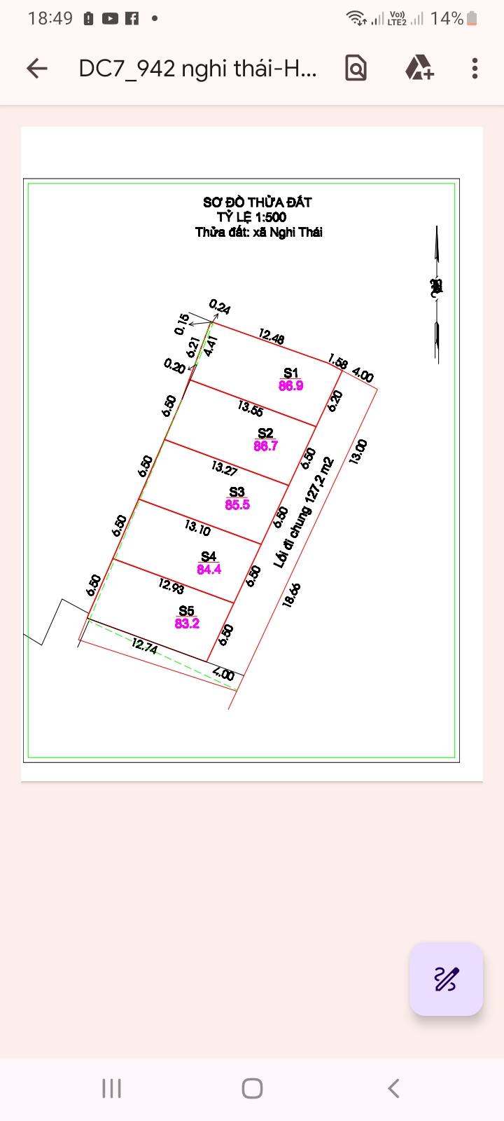 Đất Nghi Vạn - Huyện Nghi Lộc 84m² giá 1 tỷ - Hướng Đông Nam, Gần Hưng Lộc!