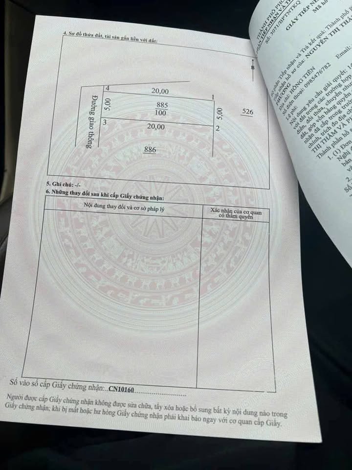 Đất thổ cư 100m² tại xã Điềm Thụy, Huyện Phú Bình - Giá tốt cho đầu tư lâu dài!