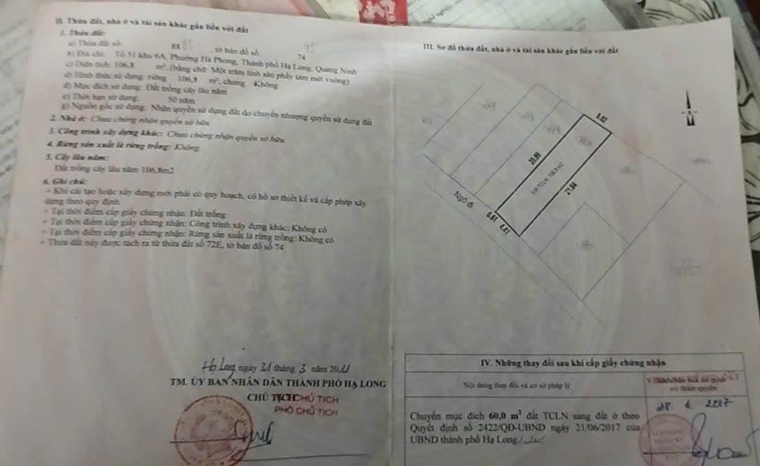 Đất nền Khu 1 Hà Tu 106,8m² giá 1,1 tỷ - Đầu tư sinh lời ngay!