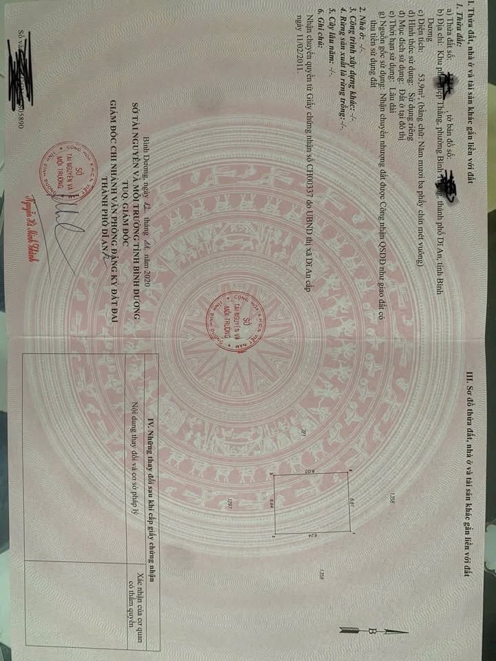 Đất thổ cư đường Thống Nhất, Phường Đông Hòa 172m² giá 1.5 tỷ - Tiềm năng đầu tư hấp dẫn!