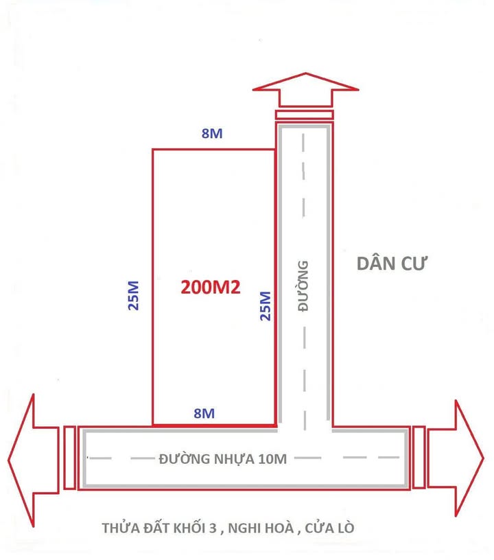 Đất nền Phường Nghi Hòa, Thành phố Vinh 200m² giá 4.2 tỷ - Lô góc đẹp, đầu tư sinh lời!