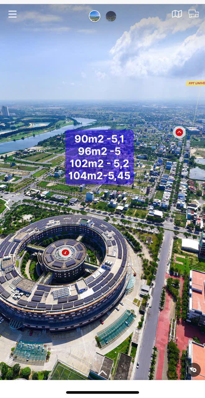 Đất nền FPT Đà Nẵng 90m² giá chỉ 5.1 tỷ - Vị trí đẹp, tiềm năng cao