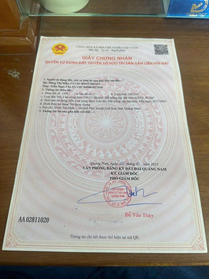 Đất nền xã Hòa Phước, huyện Hòa Vang, Đà Nẵng 114m² chỉ 400 triệu - Sổ đỏ chính chủ!