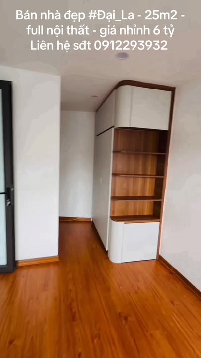 Nhà phố 4 tầng đường Đại La 25m² giá 6 tỷ - Nhà mới full nội thất, sẵn sàng giao dịch!