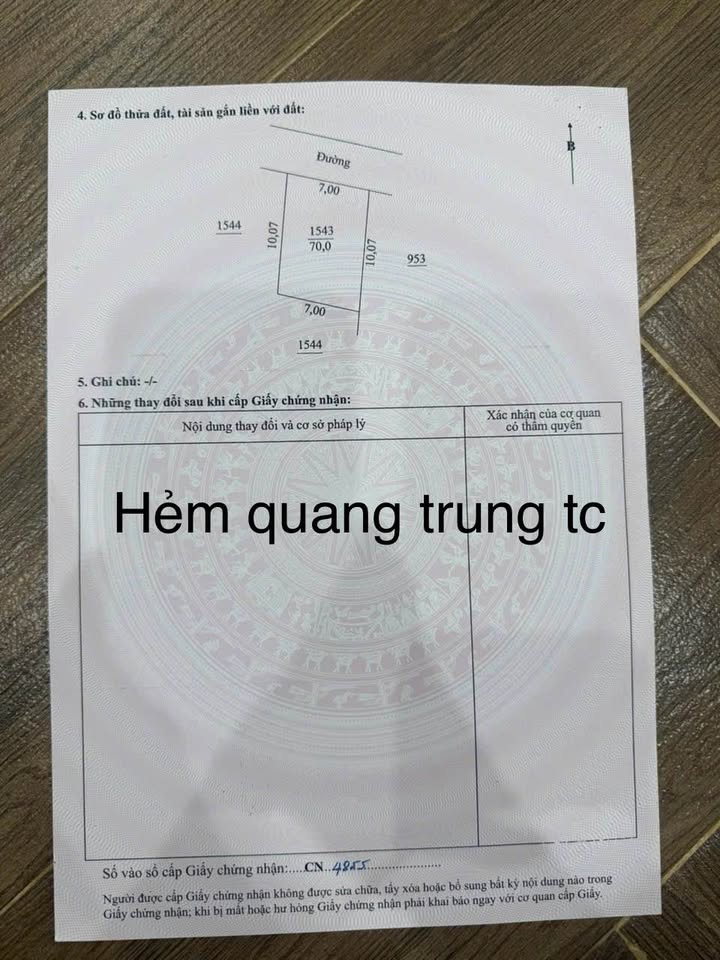 Đất nền hẻm Quang Trung, Chư Sê, 540m² giá 2.25 tỷ - Cơ hội đầu tư tốt!