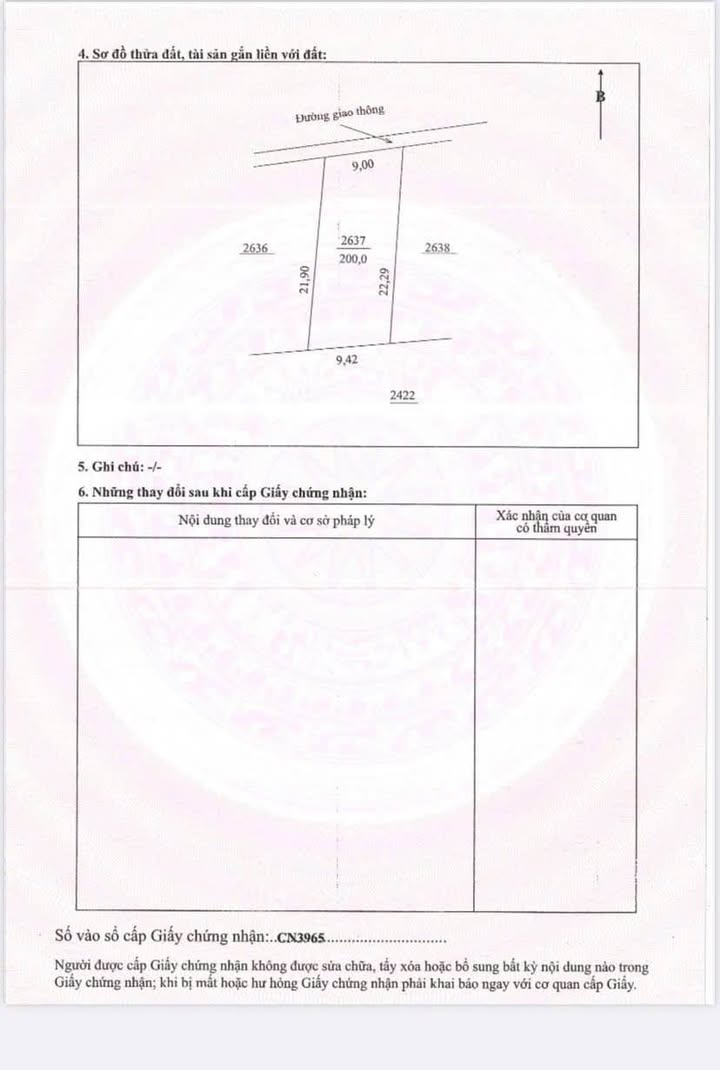 Đất Lương Sơn 200m² giá 1 tỷ - Sổ đỏ chính chủ, vị trí đẹp!