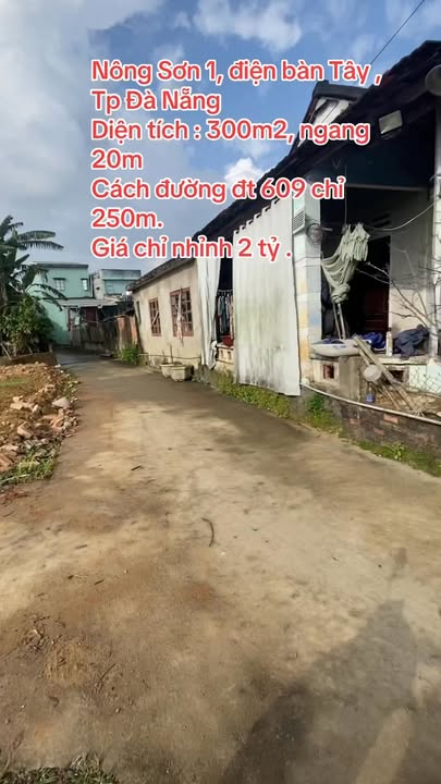 Đất nền 300m² tại Hòa Thọ Tây - Đà Nẵng chỉ 2,3 tỷ - Đầu tư sinh lời ngay!