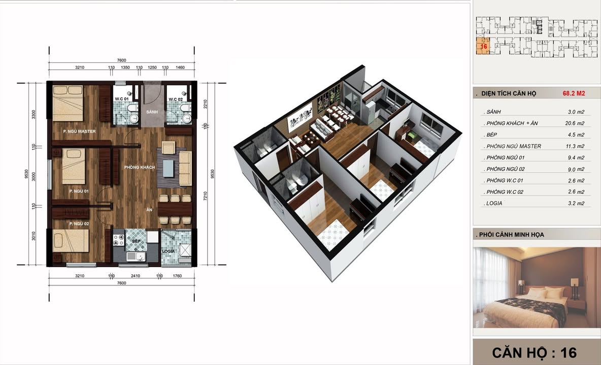 Căn hộ chung cư The Vesta Hà Đông 69m² giá 4 tỷ - Sổ đỏ chính chủ!