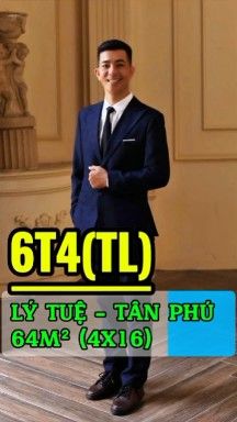 Bán nhà hẻm 3m đường Lý Tuệ, Tân Phú diện tích 64m² chỉ 6.4 tỷ - Pháp lý rõ ràng!