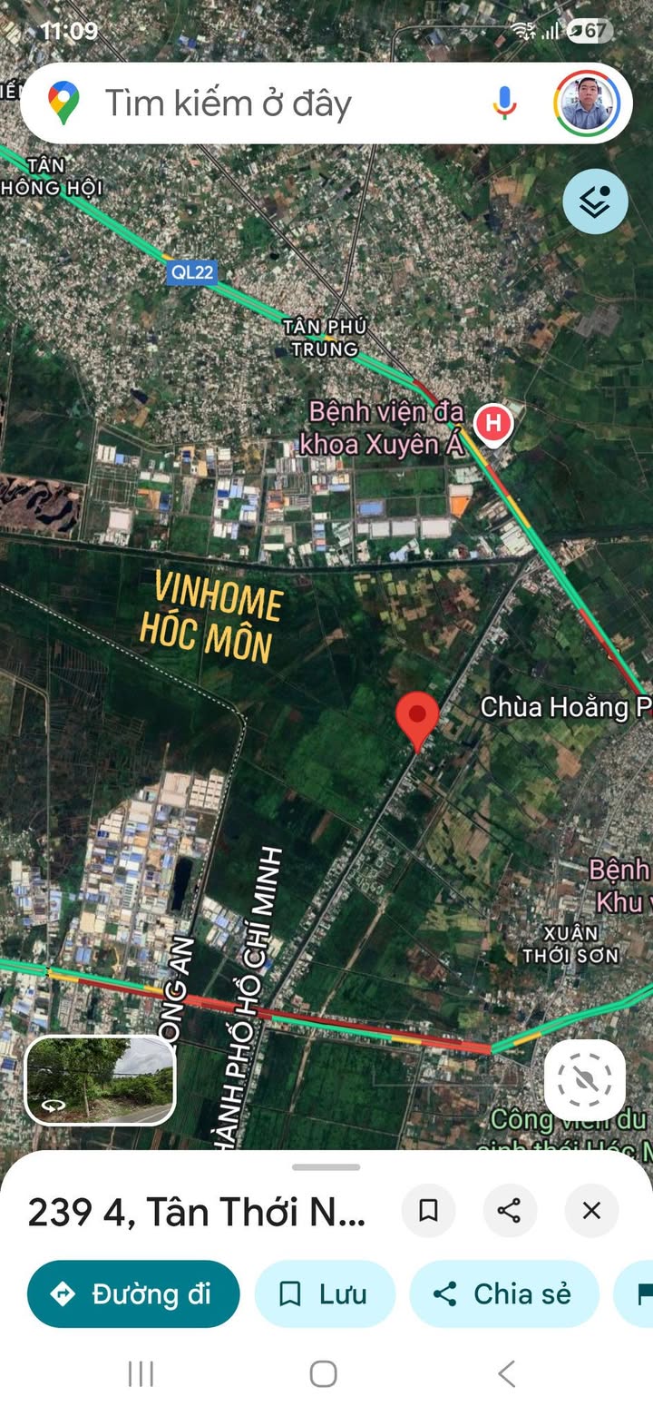 Nhà vườn 950m² tại Vinhome Hóc Môn giá 12.5 tỷ - Đối diện Vinhome!