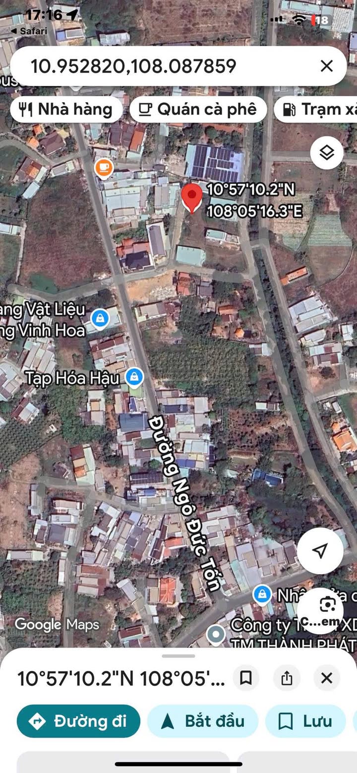 Đất thổ cư đường Bê Tông Ô Tô Phong Nẫm 100m² giá 990 triệu - Cách trung tâm chỉ 2km!