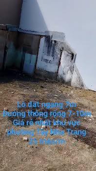 Đất nền đẹp tại phường Phương Sài Nha Trang 7m giá chỉ 25 triệu - Cơ hội đầu tư sinh lời!