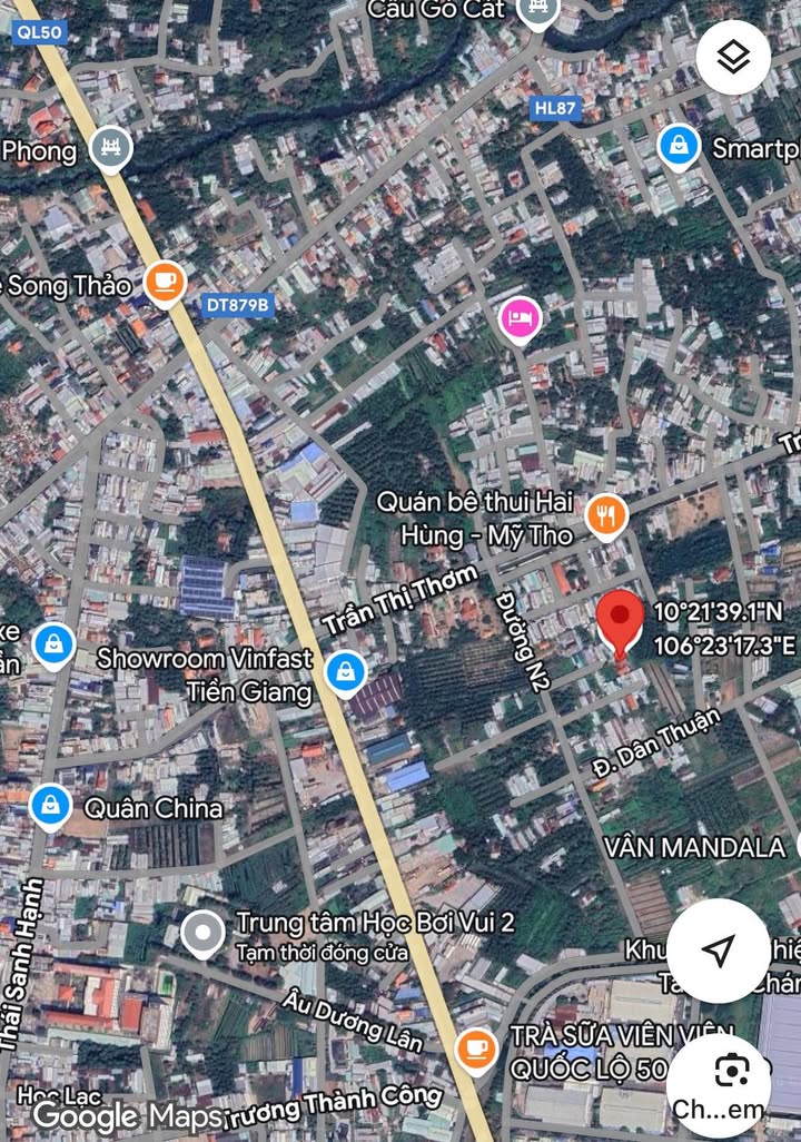 Đất thổ cư Khu phố 3, Mỹ Tho 100m² giá chỉ 850 triệu - Đầu tư sinh lời ngay!