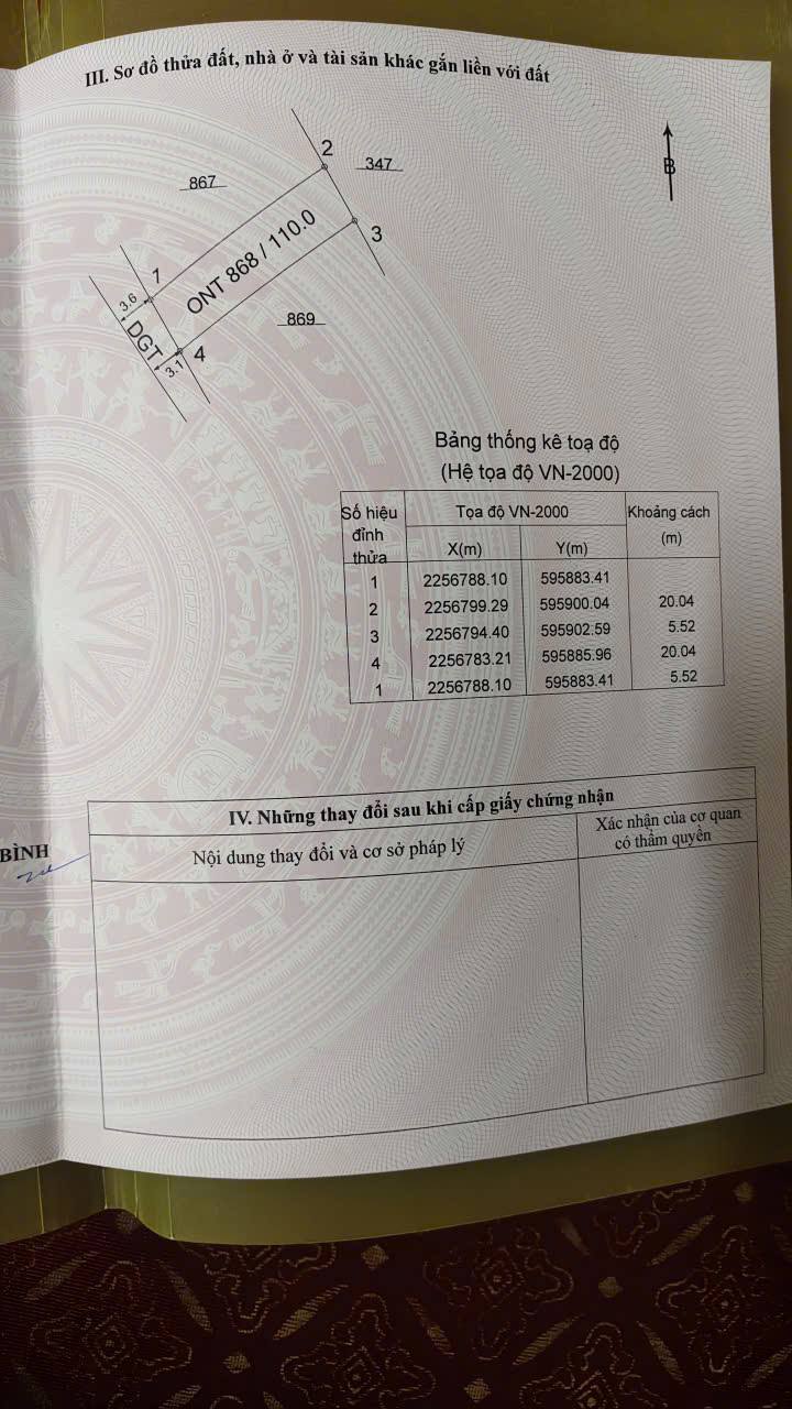 Đất nền Hòa Bình, Kiến Xương 110m² giá 600 triệu - Chính chủ bán gấp!