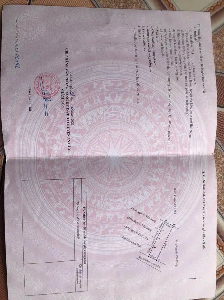 Đất nền 76m² tại Quán Toan - Gần cụm công nghiệp Cửa Hoạt - Giá hấp dẫn!