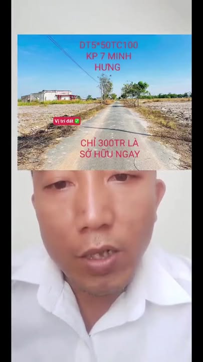 Đất nền Chơn Thành 250m² giá 650 triệu - Cơ hội đầu tư hiếm có!