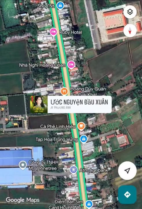 Đất nền mặt tiền Quốc Lộ 1A, huyện Vĩnh Lợi, 208m², giá chỉ 1.28 tỷ - Tiềm năng kinh doanh lớn!