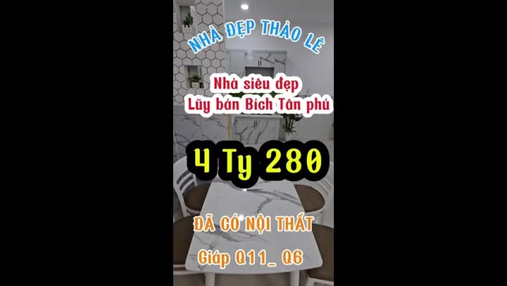 Nhà mới đẹp tại Tân Phú 41m² giá chỉ 4.28 tỷ - Sẵn sàng ở ngay!