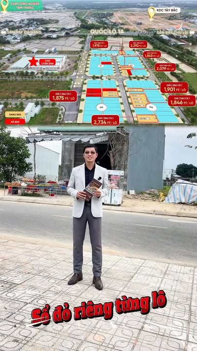 Đất nền phố chợ Chiên Đàn, Tam Kỳ 140m² giá 1.8 tỷ - Cơ hội đầu tư hấp dẫn!