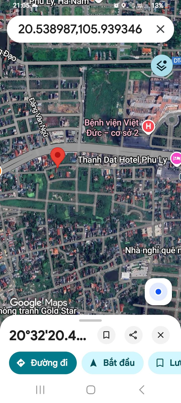 Đất nền Phường Liêm Chính, TP Phủ Lý, 209m² - Vị trí đắc địa gần bệnh viện Việt Đức