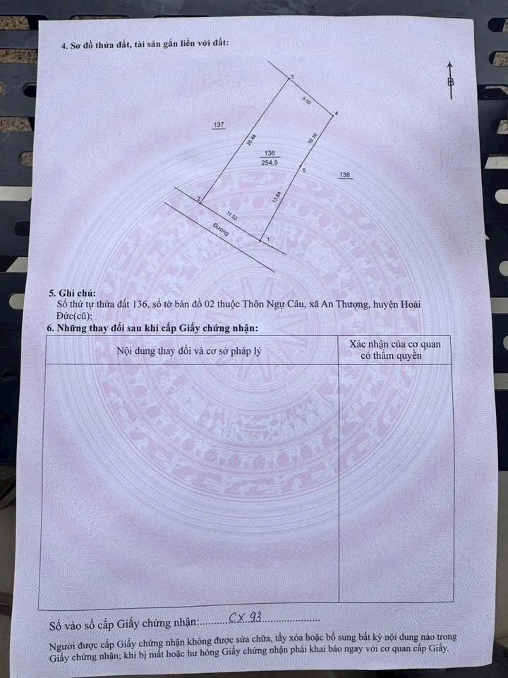 Đất nền An Thượng, Hoài Đức 254m² giá 7x triệu/m² - Ngõ thông ô tô, thuận tiện giao thông!