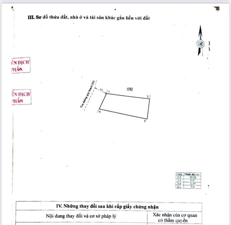 Đất thổ cư Vân Sơn, Nhơn Hậu 184m² - Nở hậu cực đẹp, giá thỏa thuận!