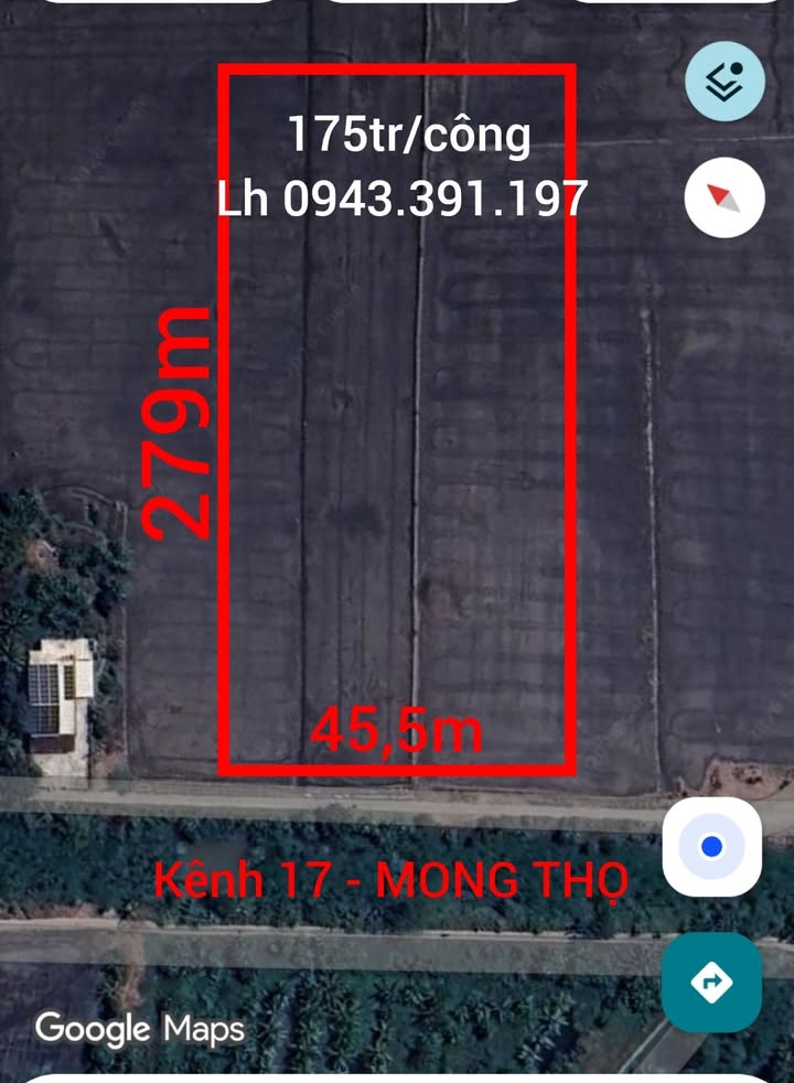 Đất nông nghiệp 12.274m² tại Ấp Hòa Thọ, Châu Thành chỉ 2.147 tỷ - Cơ hội đầu tư tuyệt vời!