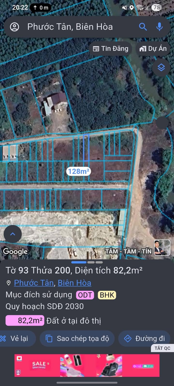 Đất thổ cư 82m² tại Phường Phước Tân, Biên Hòa - Giá chỉ 1.2 tỷ, thương lượng