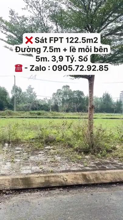 Đất nền FPT Điện Bàn 122m² giá 3.9 tỷ - Cơ hội đầu tư tuyệt vời!