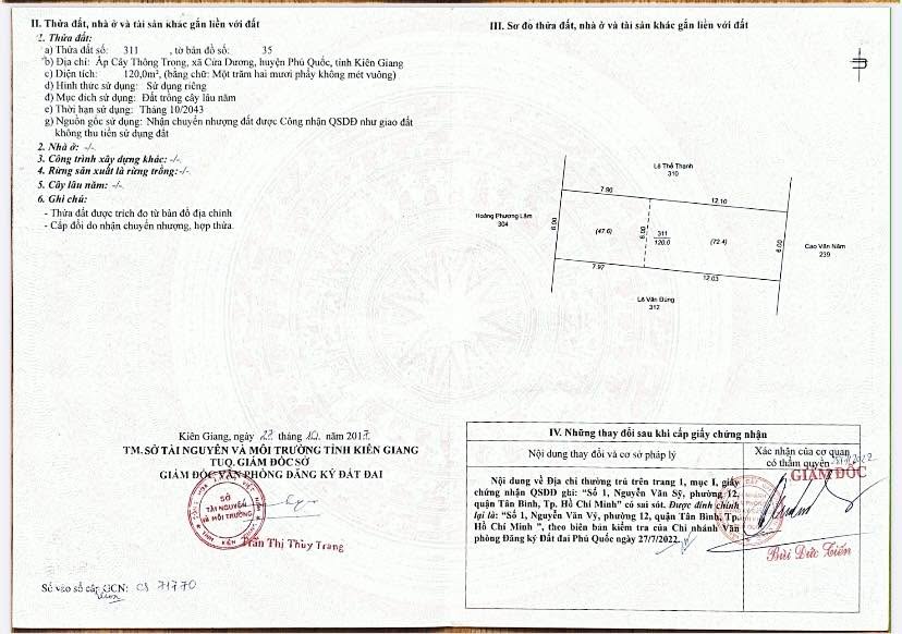 Nhà 120m² tại Ấp Cây Thông Trong, Phú Quốc - Giá chỉ 1 tỷ, ô tô đậu cửa thoải mái!