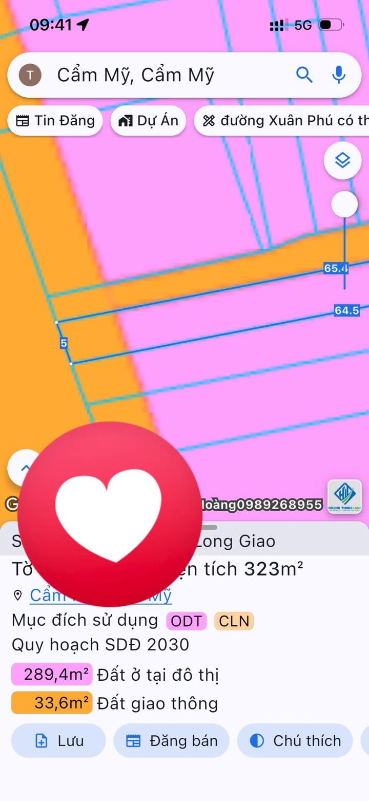 FrontHouse Quốc lộ 56, Thị trấn Long Giao, 322m², Giá chỉ 2.5 tỷ - Cần bán gấp!