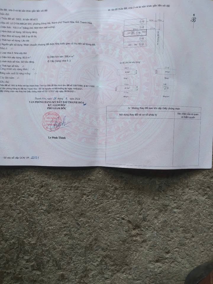 Bán nhà xây thô đường chính MB 934, 100m² - Giá chỉ 5.5 tỷ, cơ hội hiếm có!