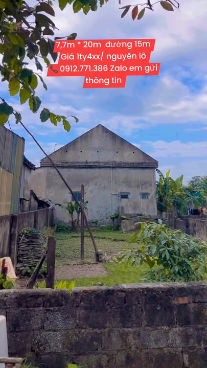 Lô đất TĐC Kỳ Liên 154m² giá 1.4 tỷ - Vị trí cực kỳ đắc địa!