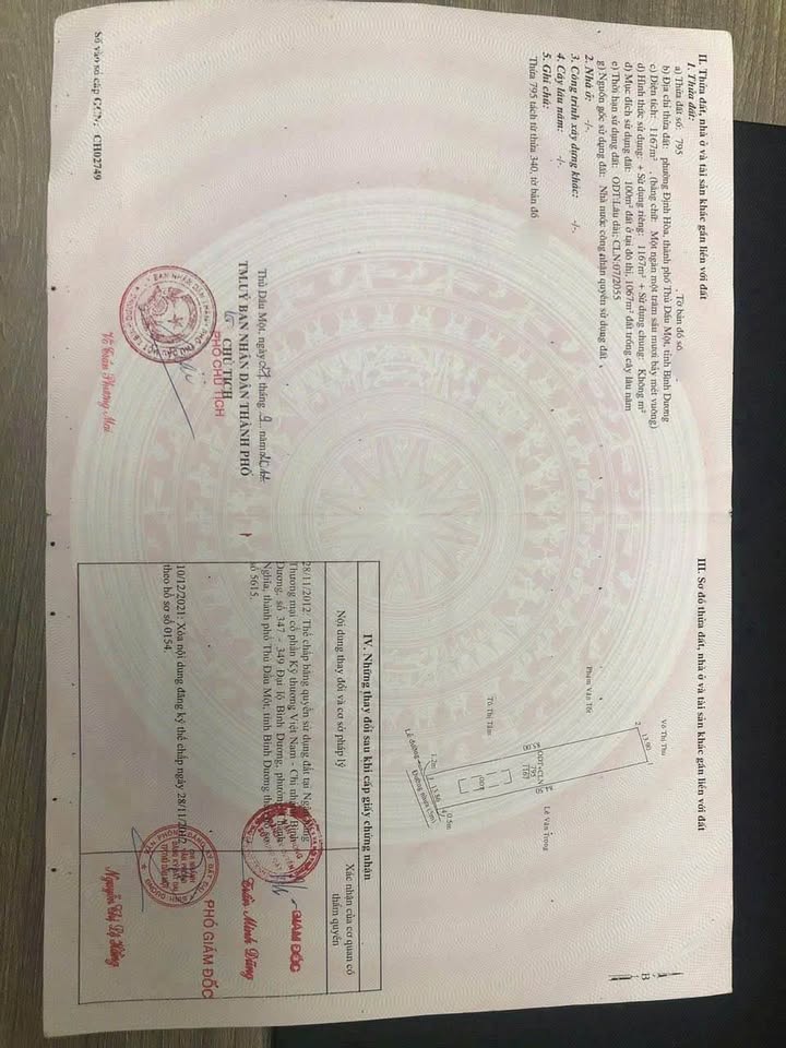 Đất nền Chánh Mỹ, Thủ Dầu Một 1162m² giá 7 tỷ - Cơ hội đầu tư hiếm có!