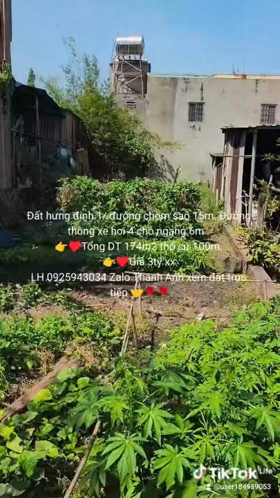 Đất thổ cư 174m² đường Chòm Sao, Hưng Định - Giá chỉ 3 tỷ!