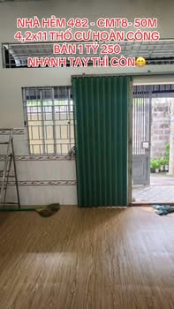 Nhà trệt hẻm 482 Cách Mạng Tháng 8, Bùi Hữu Nghĩa, 46m² giá 1.25 tỷ - Sẵn sàng ở ngay!