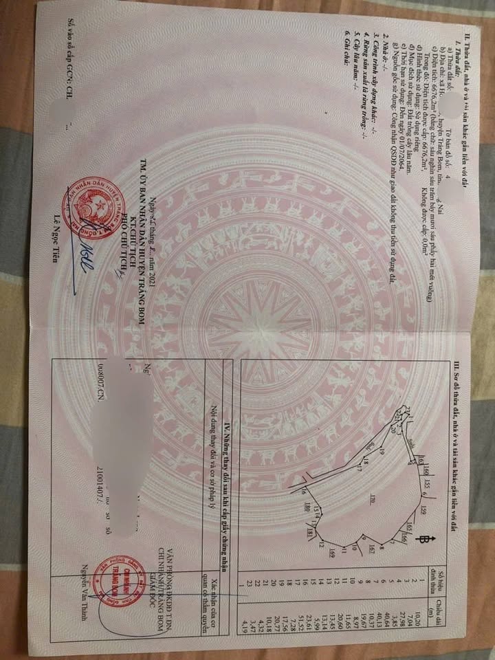 Đất nền Hố Nai 3, Trảng Bom, 11.000m² giá 20 tỷ - Pháp lý rõ ràng