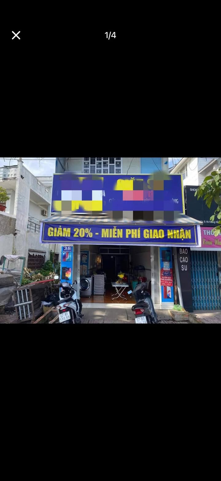 Nhà mặt tiền Hà Hoàng Hổ, Long Xuyên 38m² giá 3 tỷ - Kinh doanh sôi động!