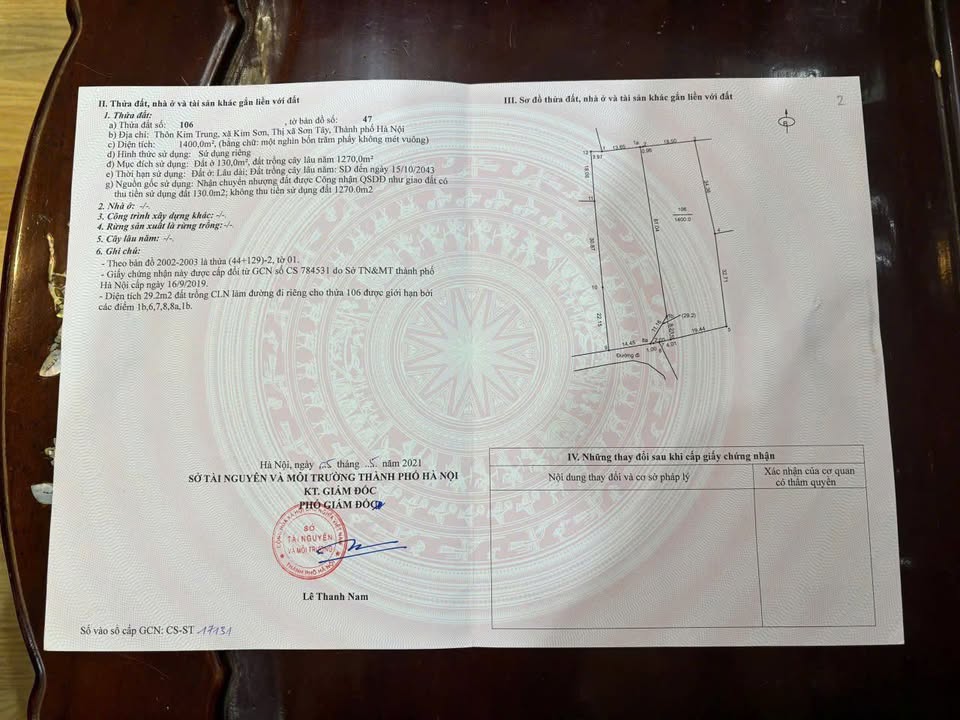 Đất đầu tư Kim Trung 1400m² giá thỏa thuận - Cơ hội vàng cho nhà đầu tư!