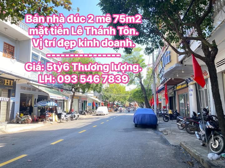 Nhà mặt tiền đường Lê Thánh Tôn, Quận 1, 75m² giá 5.6 tỷ - Vị trí kinh doanh đắc địa!