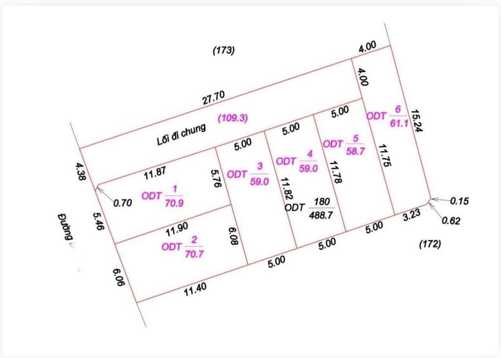 Đất nền Xóm Trung Liên, Nghi Liên 61m² giá 900 triệu - Cơ hội đầu tư tuyệt vời!