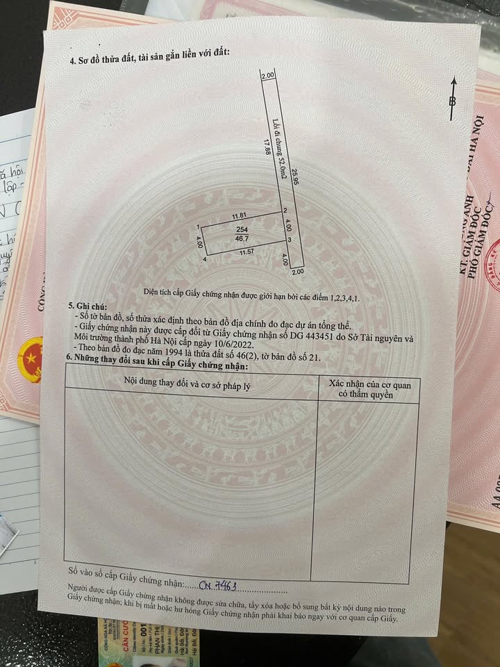 Nhà riêng Hải Bối, Đông Anh 46.7m² giá 4 tỷ - Khu dân cư sầm uất gần KCN Bắc Thăng Long!