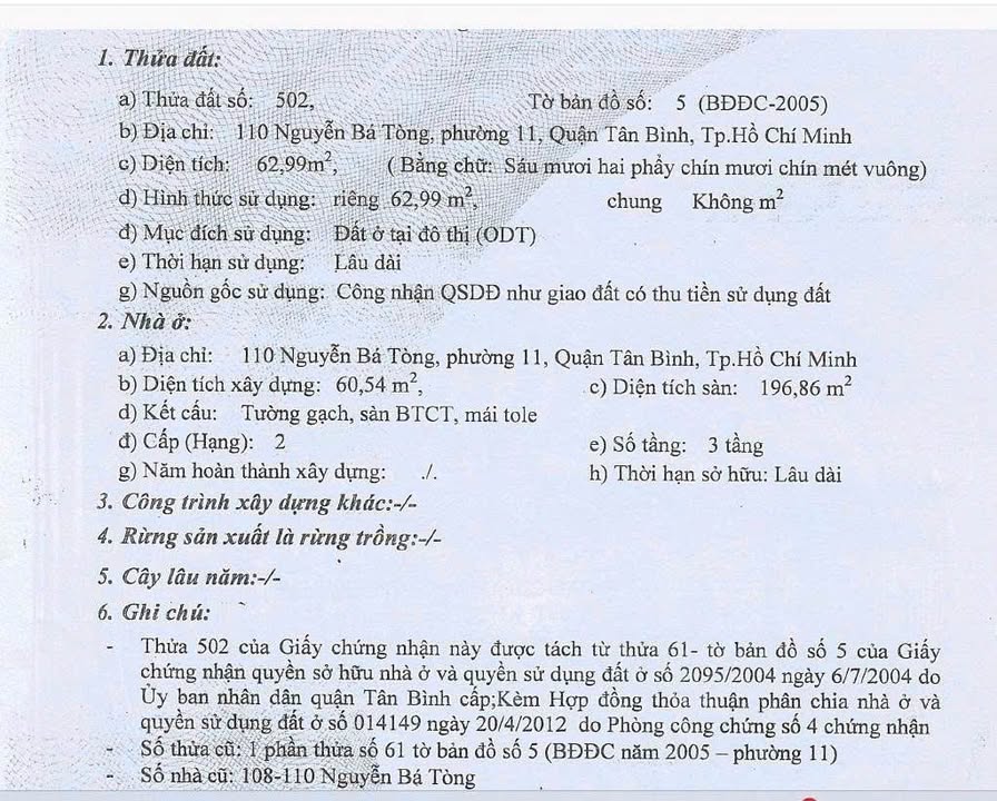 Căn hộ cho thuê tại Tân Bình 62.99m² giá 12 triệu - Chính chủ cần cho thuê gấp!