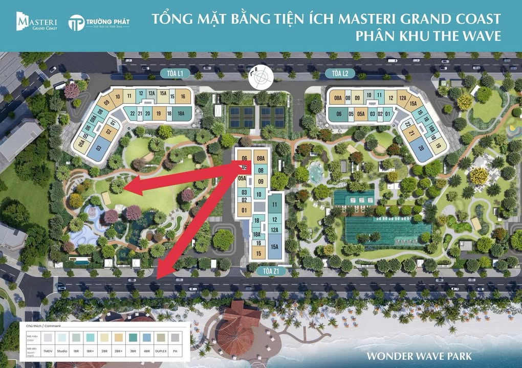 Căn hộ Studio Masteri Grand Coast Nghĩa Trụ 28.7m² giá 1.939 tỷ - View hồ tuyệt đẹp!