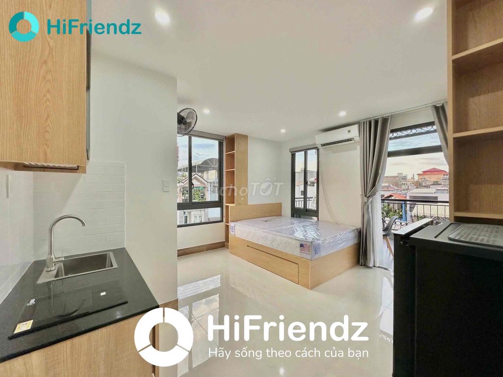 Căn hộ cho thuê Trần Khắc Chân 30m² giá 7 triệu - Thoáng mát, đầy đủ nội thất!