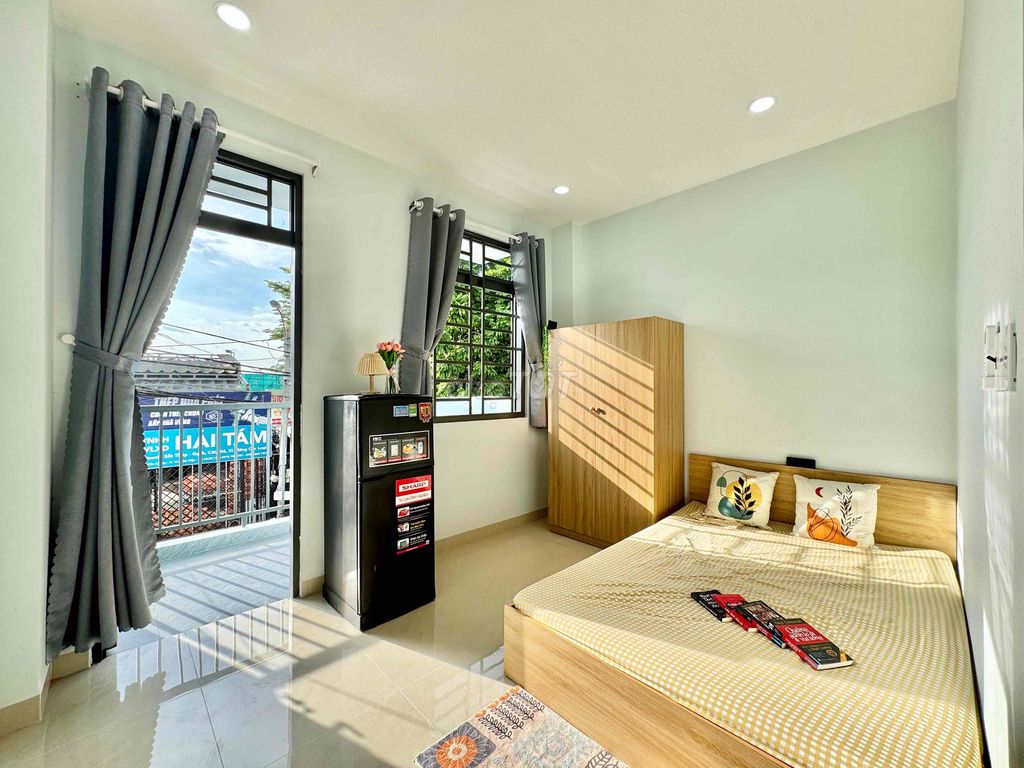 Phòng Cửa Sổ Ban Công Gò Vấp 35m² giá 4.200.000 - Full nội thất tiện nghi!