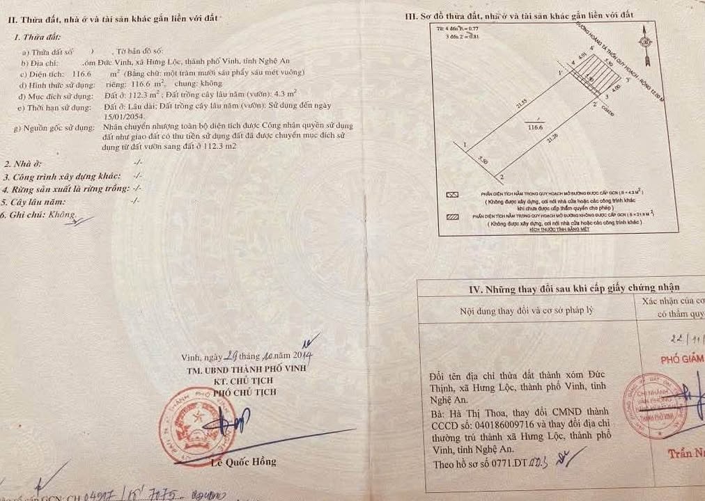 Đất mặt đường Hoàng Tá Thốn, Hưng Lộc 116.6m² giá 5.35 tỷ - Vị trí kinh doanh đắc địa!