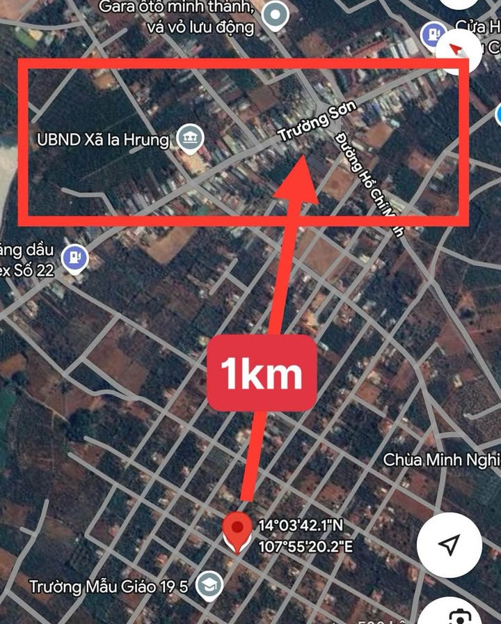 Đất thổ cư xã Ia H’rung, Gia Lai 125m² chỉ 220 triệu - Sổ hồng chính chủ!